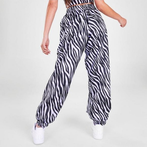 Nike DC5292-596 Icon Clash Animal Print Pants Purple / Chalk - Picture 3 of 3